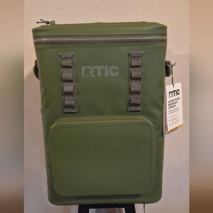 RTIC Green Backpack Cooler